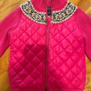 Polo Ralph Lauren Girls Wool Sweater Jacket
